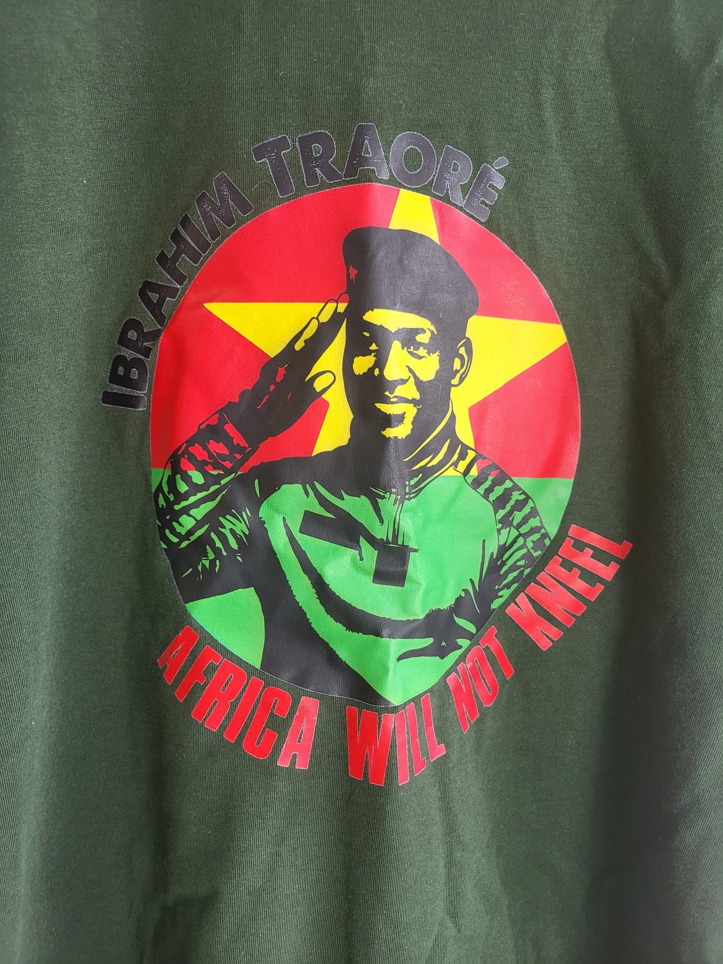 Ibrahim Traore Africa Will Not Kneel T-Shirt