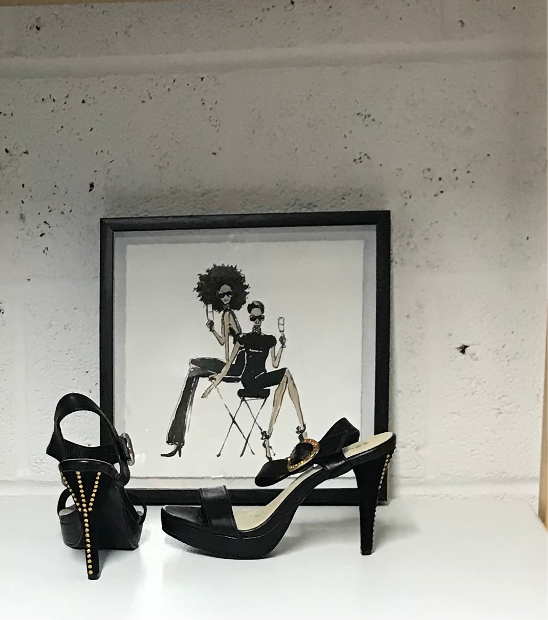 Rosie Mears Gordy -Platforms ( Black)