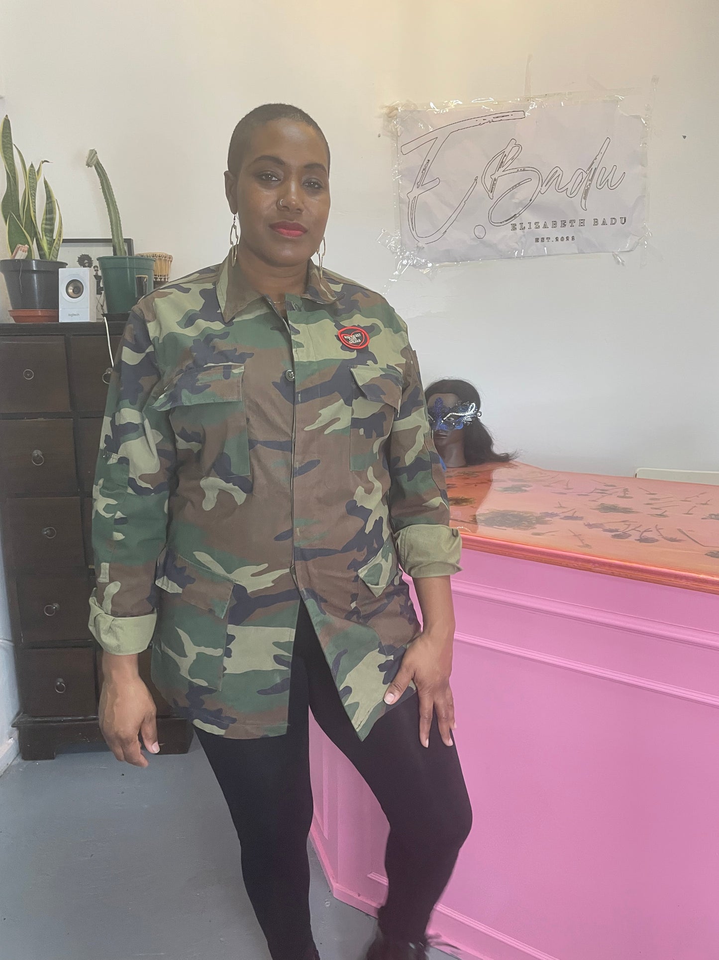 Unisex Ibrahim Traore Camo Jacket