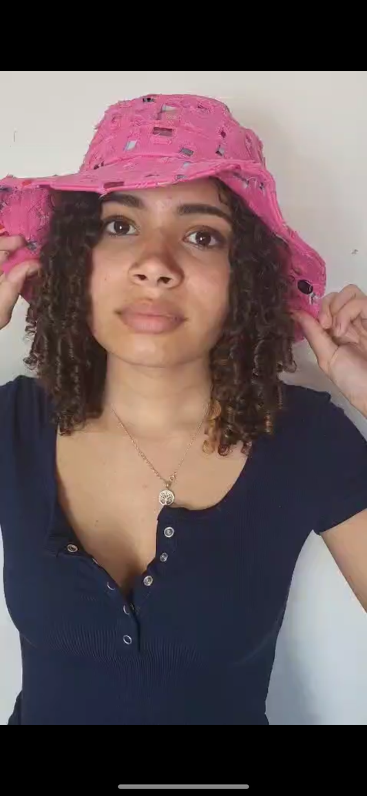 Pink Bucket Hat