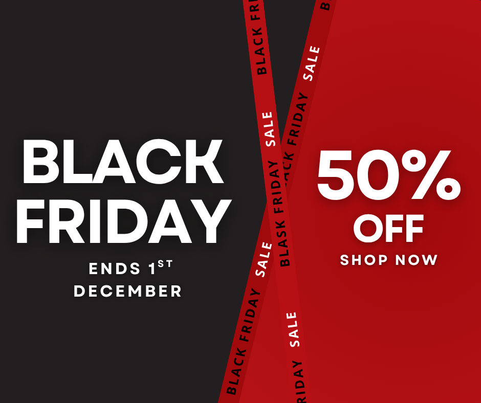 Black Friday Sale 50% OFF