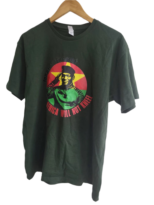 Ibrahim Traore Africa Will Not Kneel T-Shirt