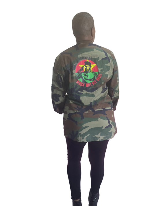 Unisex Ibrahim Traore Camo Jacket