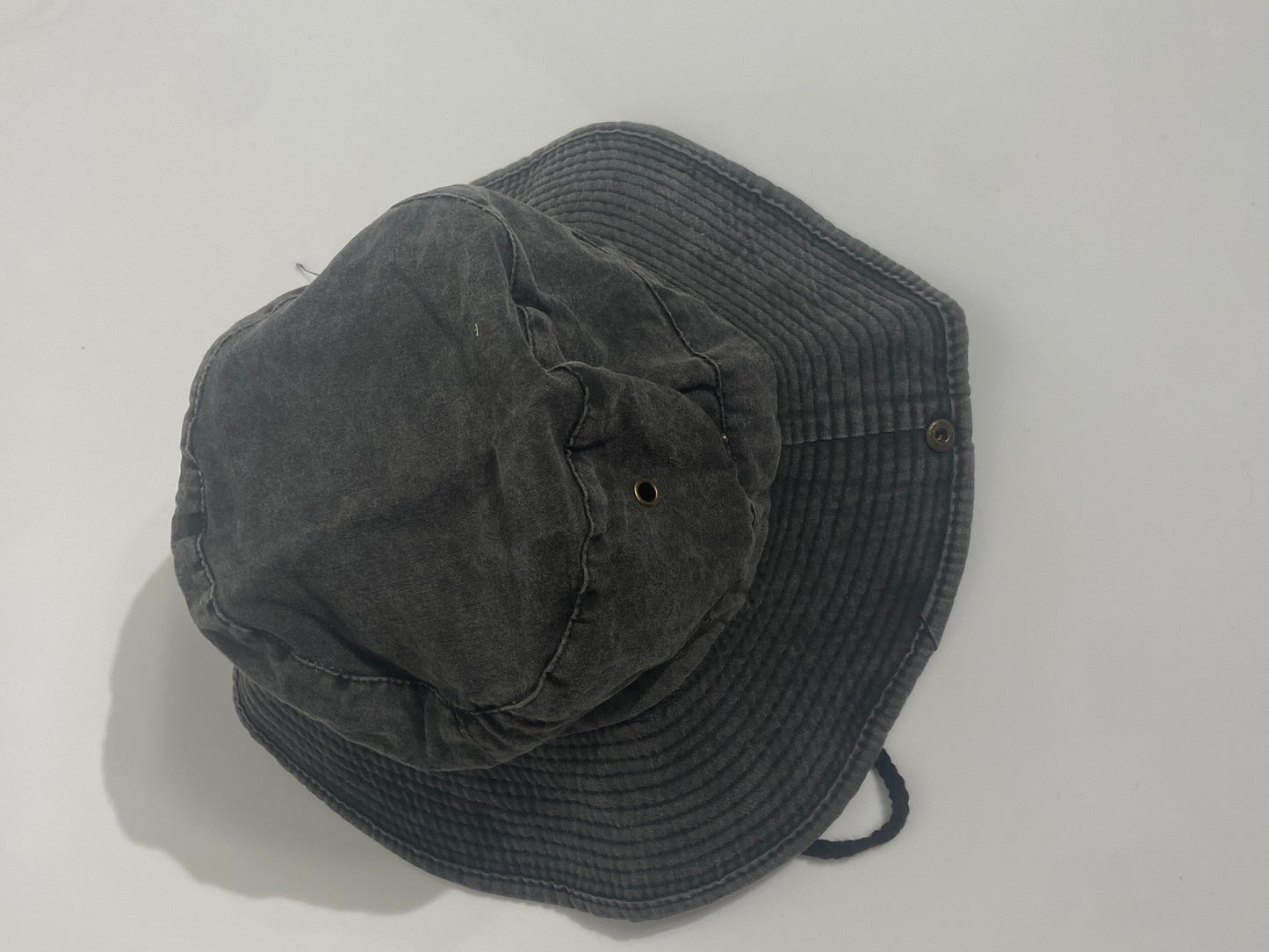 Black Denim Bucket Hat