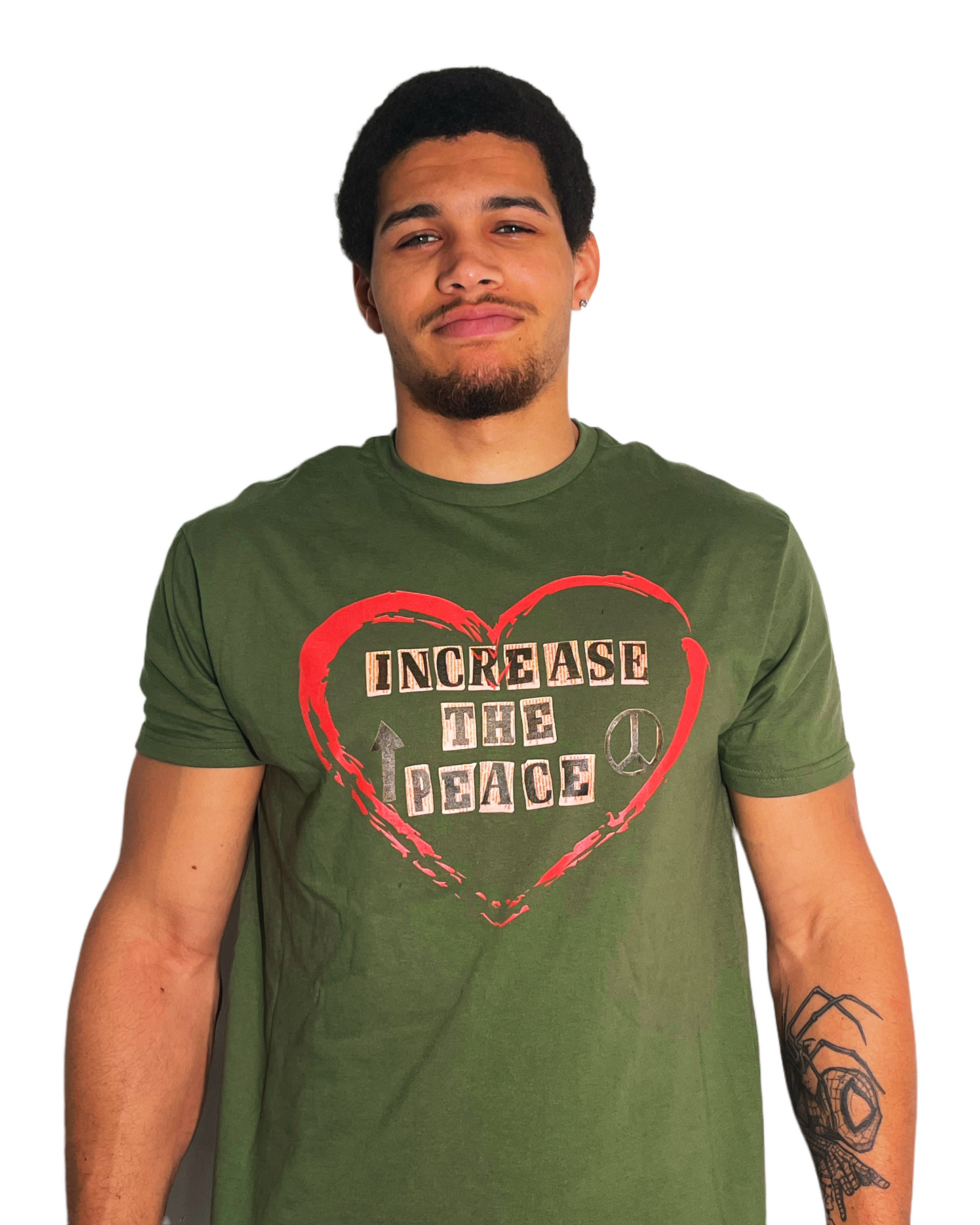 Men's Increase The Peace And Love Short Sleeved T-shirt