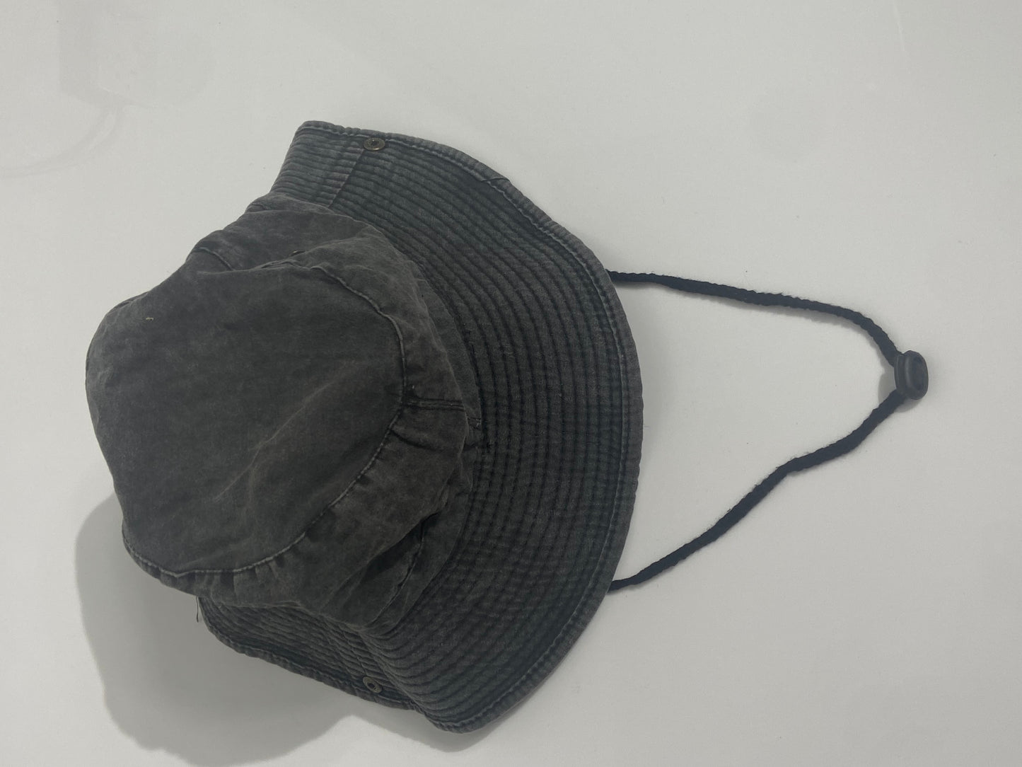 Black Denim Bucket Hat