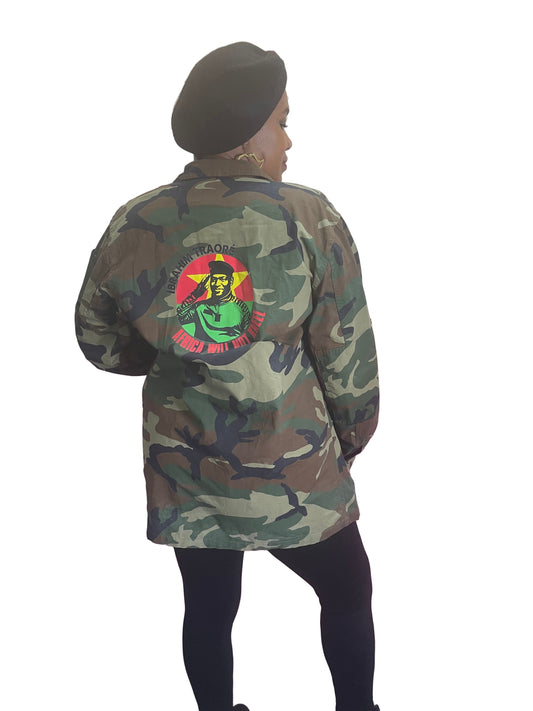 Unisex Ibrahim Traore Camo Jacket