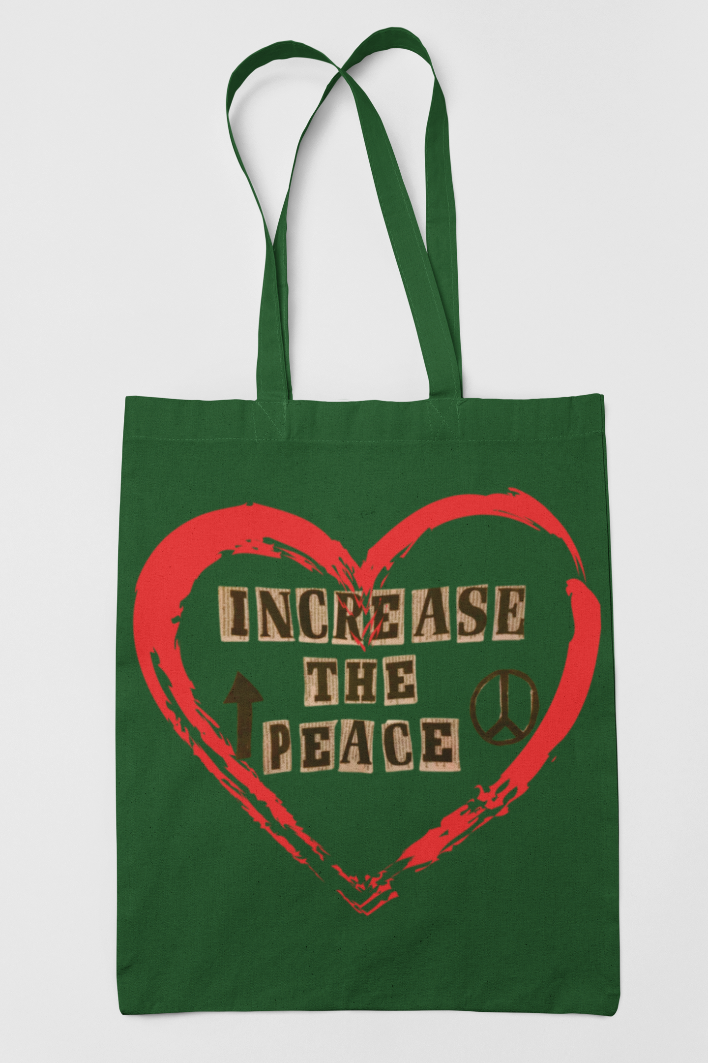 Increase The Peace And Love Tote Bag