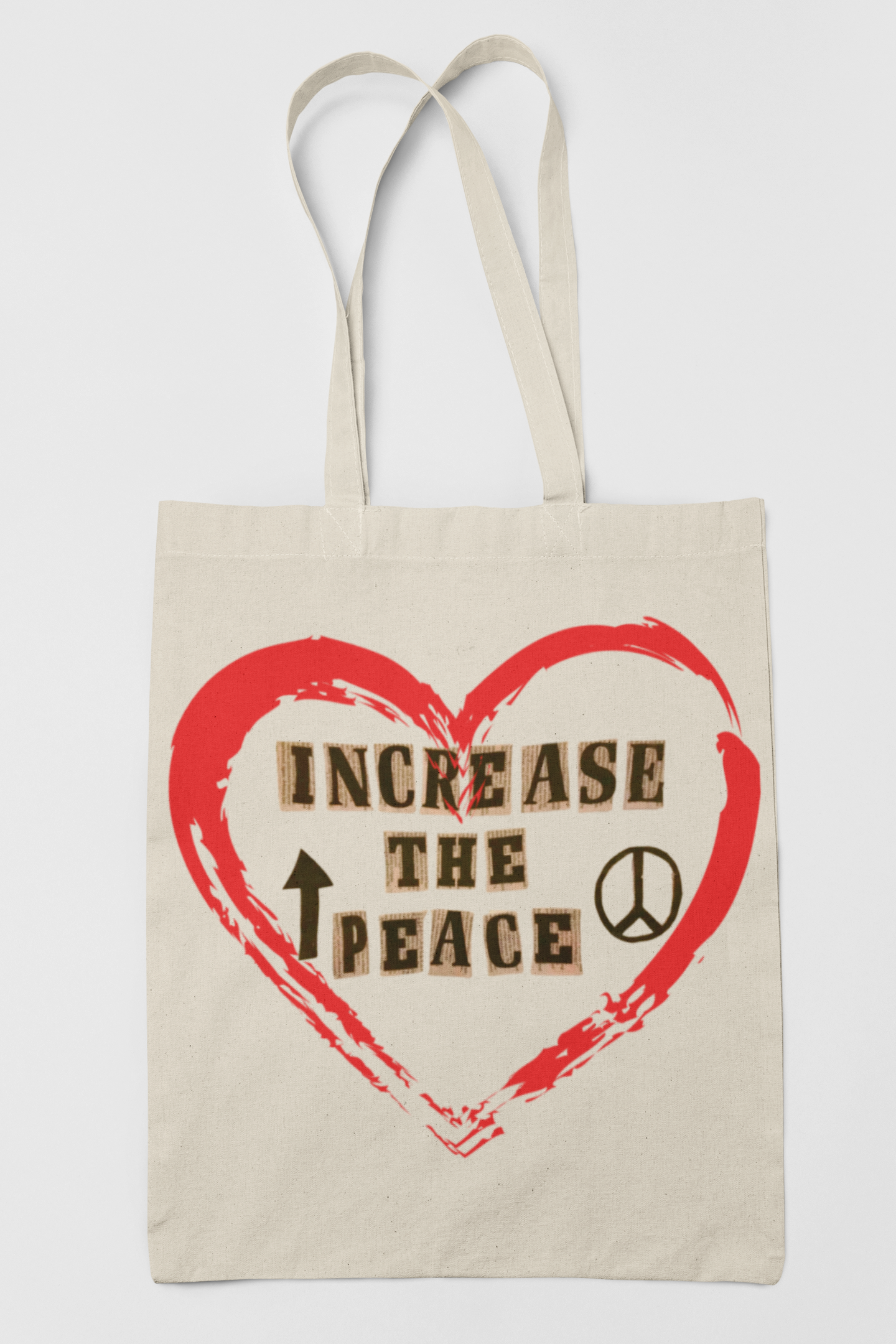 Increase The Peace And Love Tote Bag