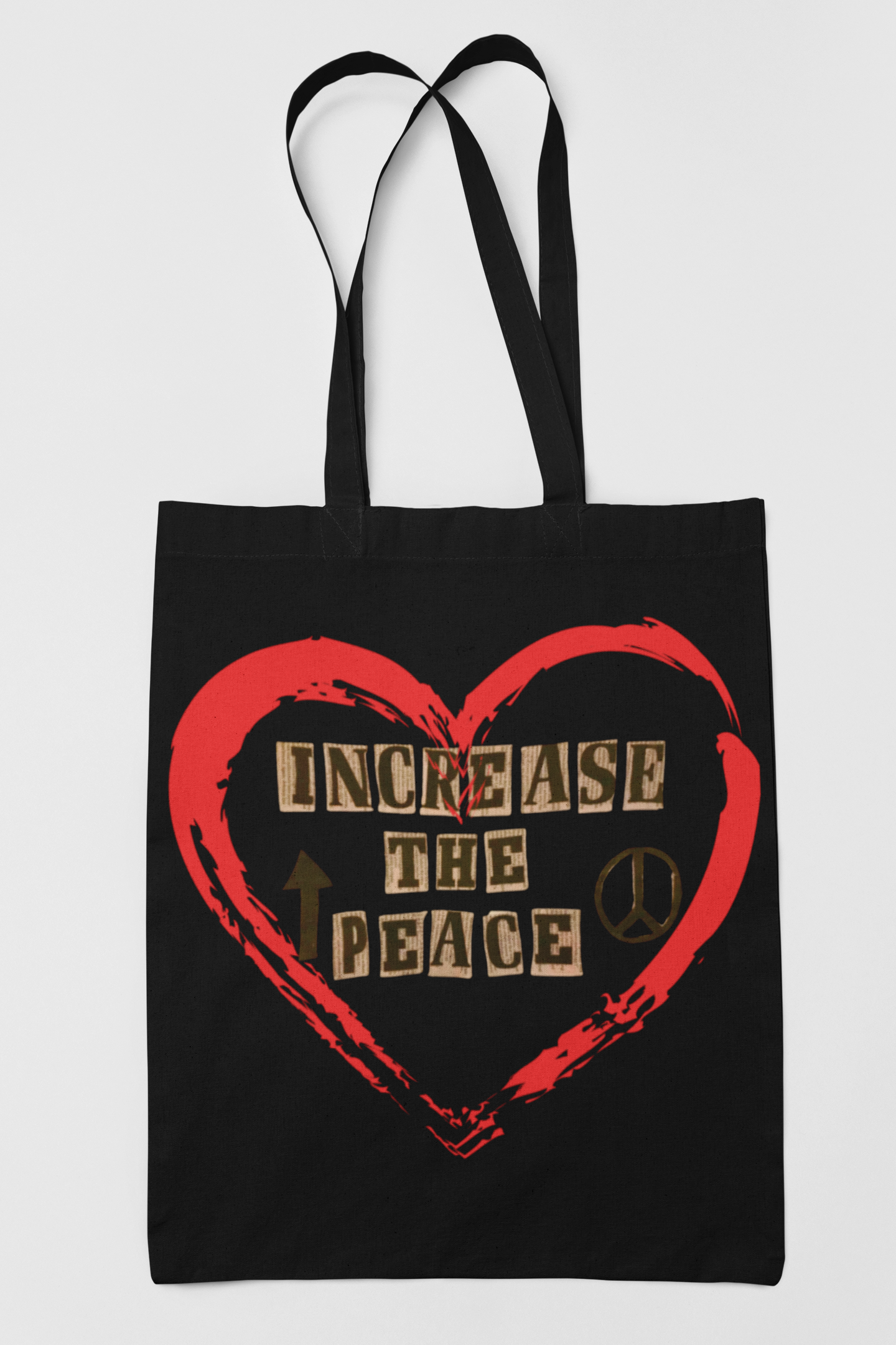 Increase The Peace And Love Tote Bag